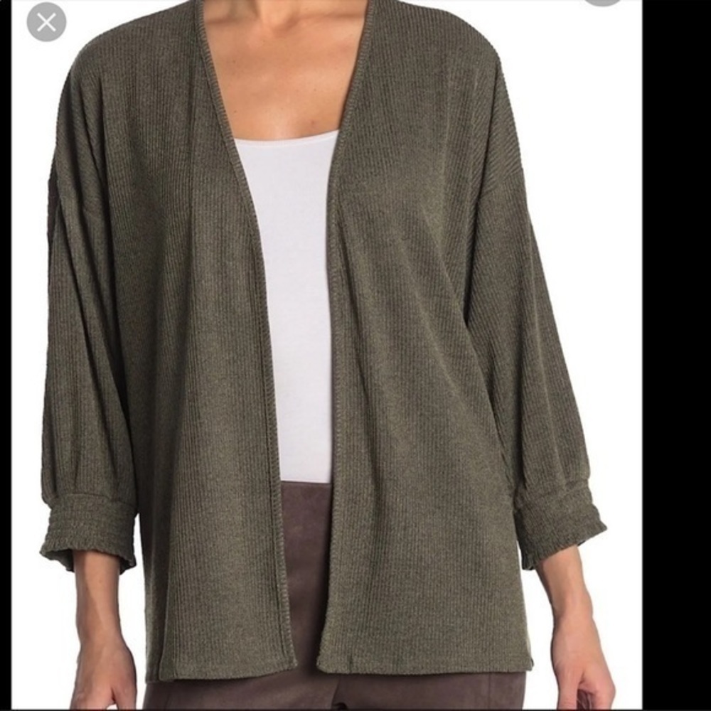Eclair from Nordstrom Ribbed Hacci Knit Cardigan
